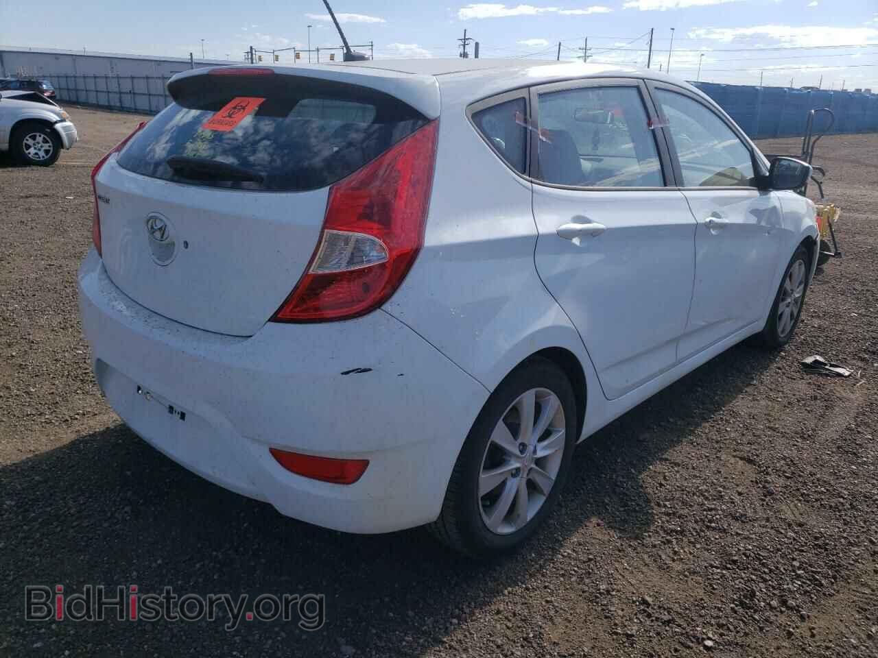 2013 HYUNDAI ACCENT - VIN: KMHCU5AE6DU130979 - Фото 4