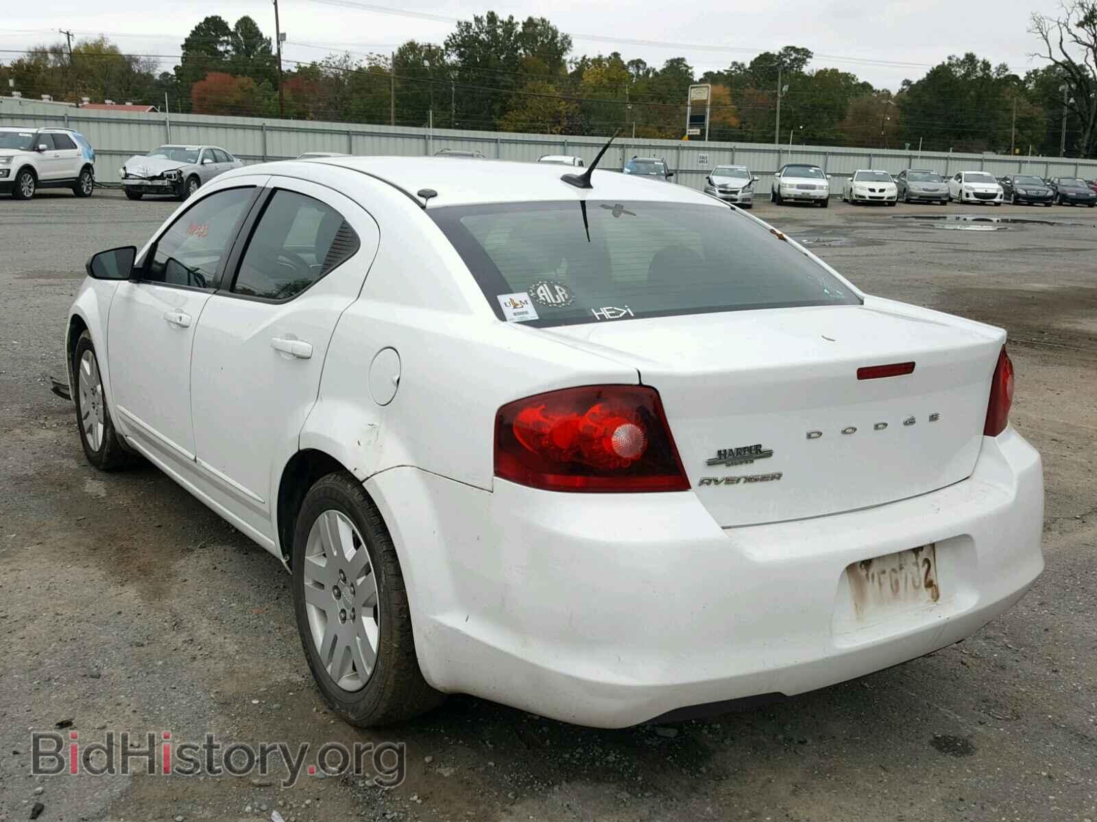2013 DODGE AVENGER - VIN: 1C3CDZAB6DN562102 - Фото 3