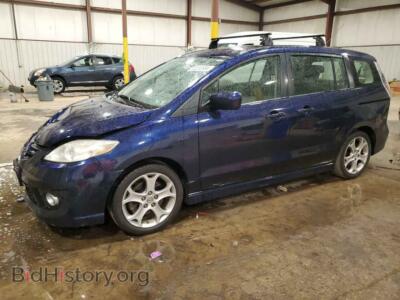 2010 Mazda 5, blue — VIN JM1CR2WL3A0380663, Copart