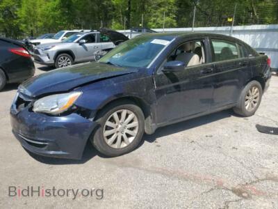 2012 Chrysler 200 Touring, синий — VIN 1C3CCBBB3CN189625, Copart
