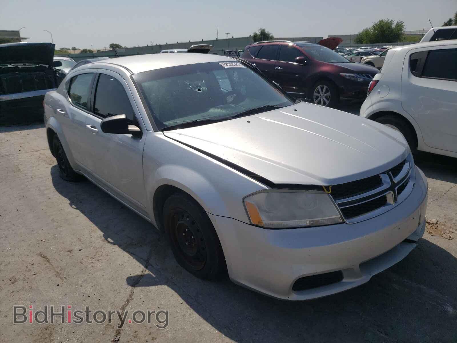Фотография 1C3CDZAB2CN322706 - DODGE AVENGER 2012