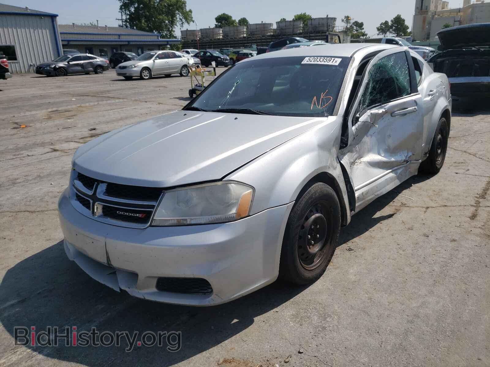 2012 DODGE AVENGER - VIN: 1C3CDZAB2CN322706 - Фото 2