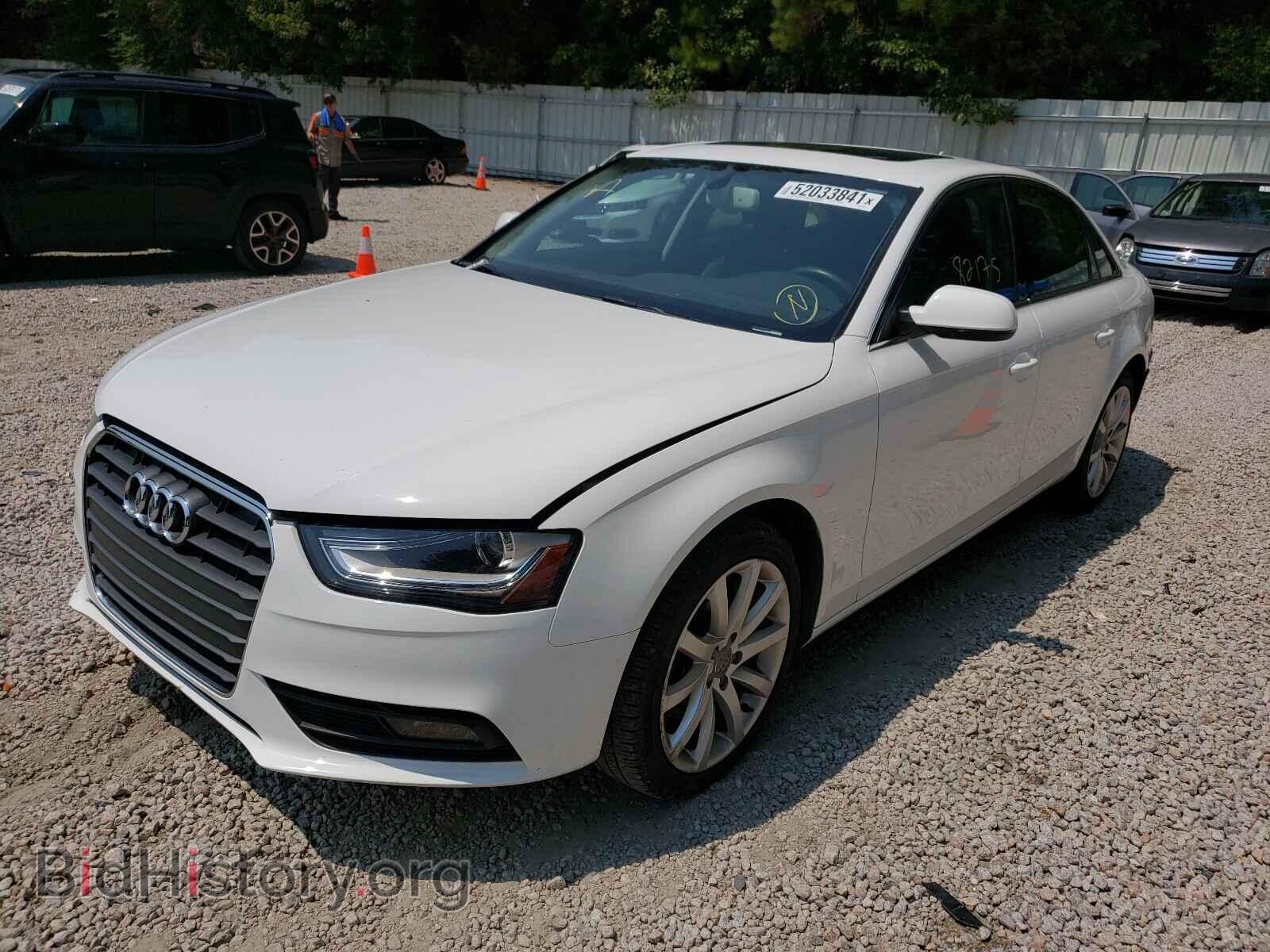 2013 AUDI A4 - VIN: WAUEFAFL3DN042440 - Фото 2
