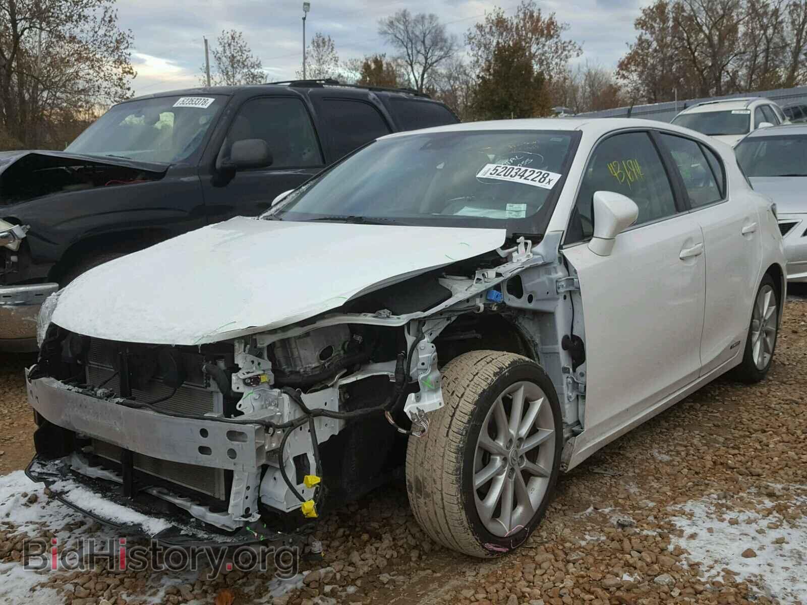 2011 LEXUS CT 200 - VIN: JTHKD5BH5B2009263 - Фото 2