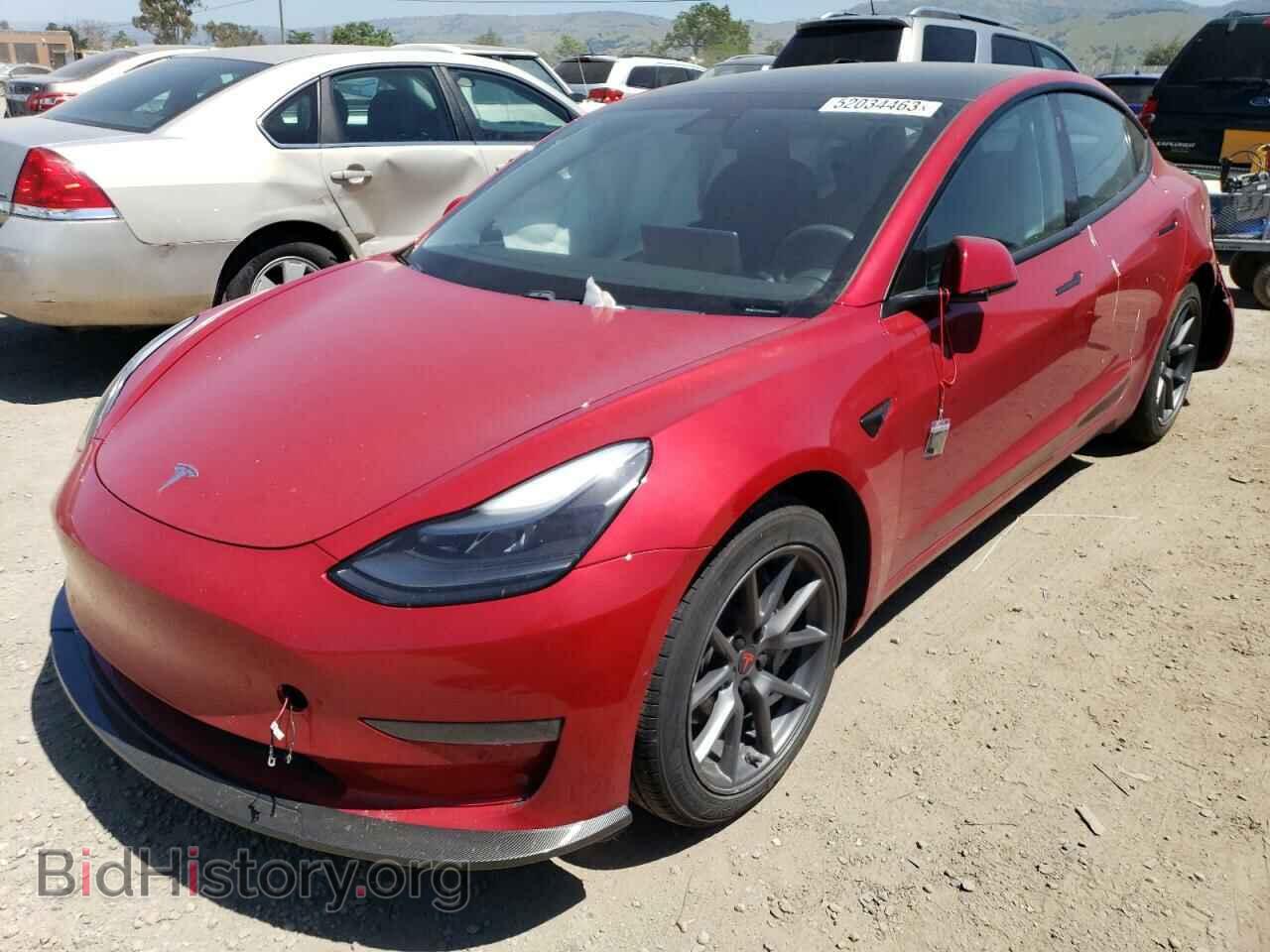 Photo 5YJ3E1EA6MF876567 - TESLA MODEL 3 2021