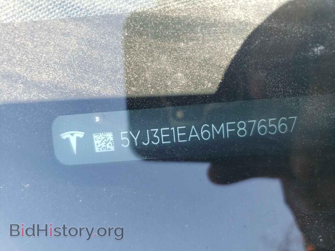 2021 TESLA MODEL 3 - VIN: 5YJ3E1EA6MF876567 - Photo 12