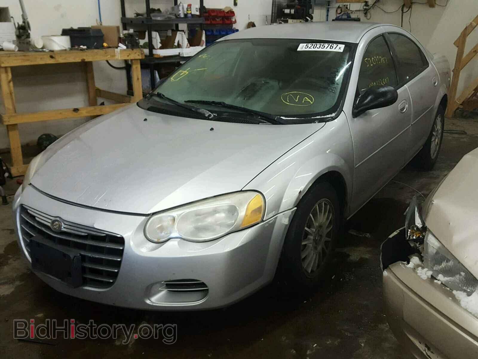 2005 CHRYSLER SEBRING - VIN: 1C3EL46X65N597727 - Фото 2