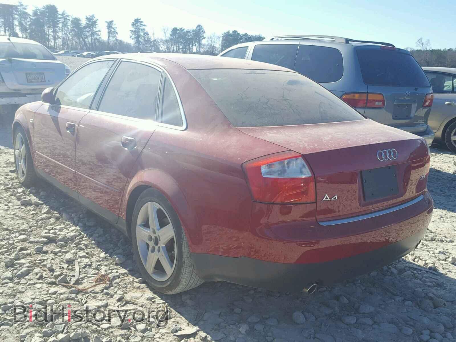 2002 AUDI A4 - VIN: WAUJT68E72A233804 - Фото 3