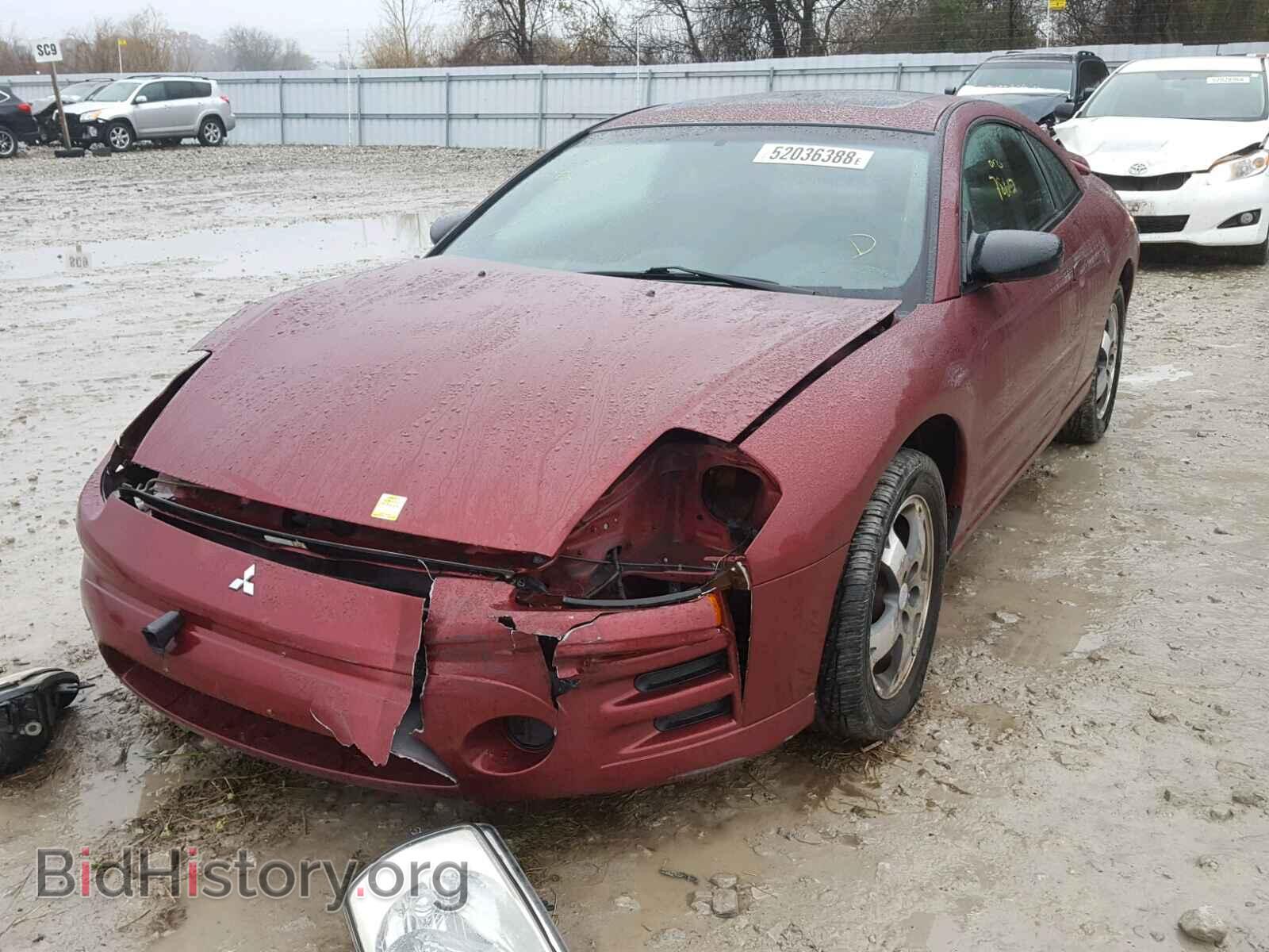 2003 MITSUBISHI ECLIPSE - VIN: 4A3AC44G33E606388 - Фото 2