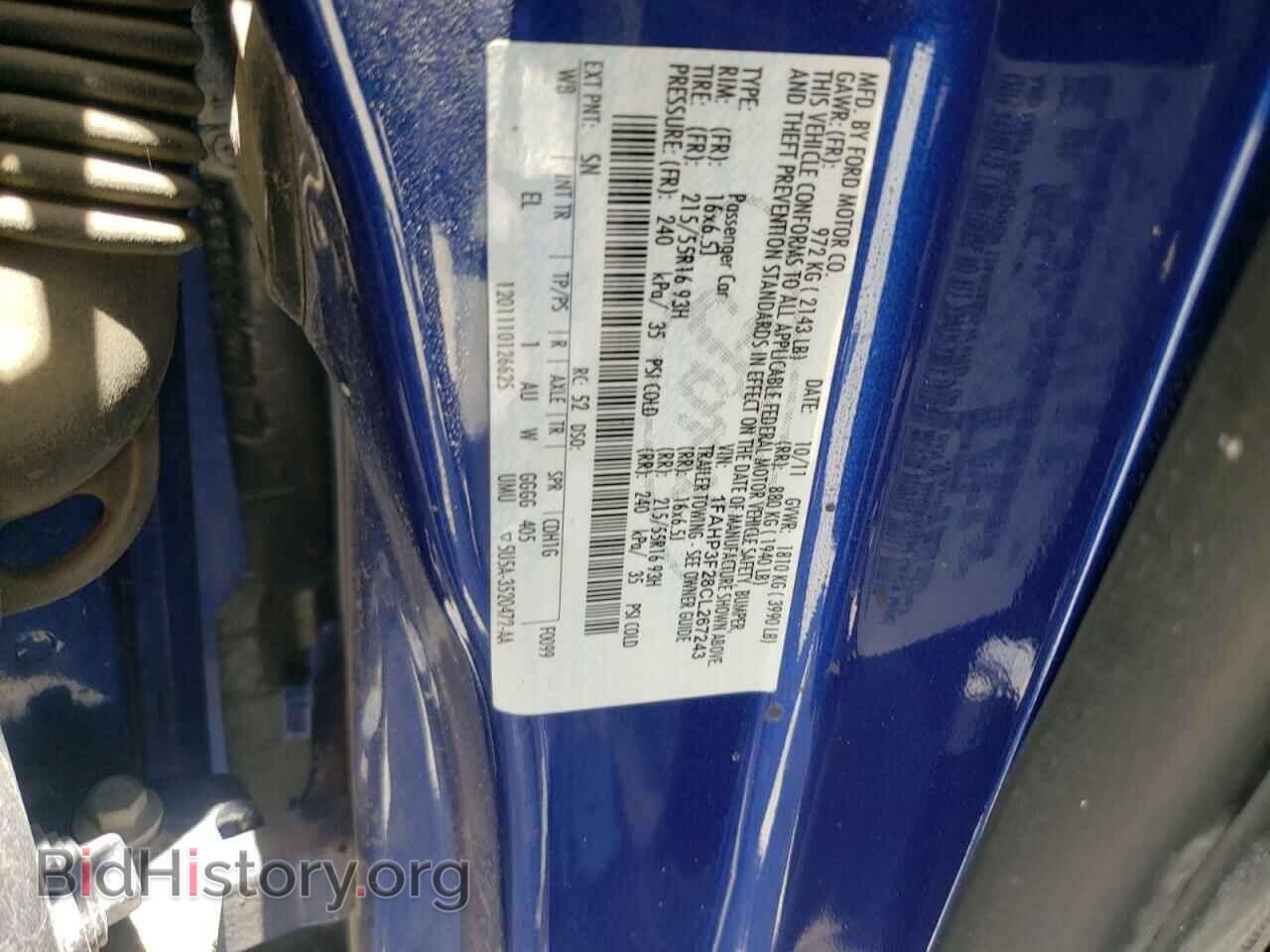 2012 FORD FOCUS - VIN: 1FAHP3F28CL267243 - Photo 10
