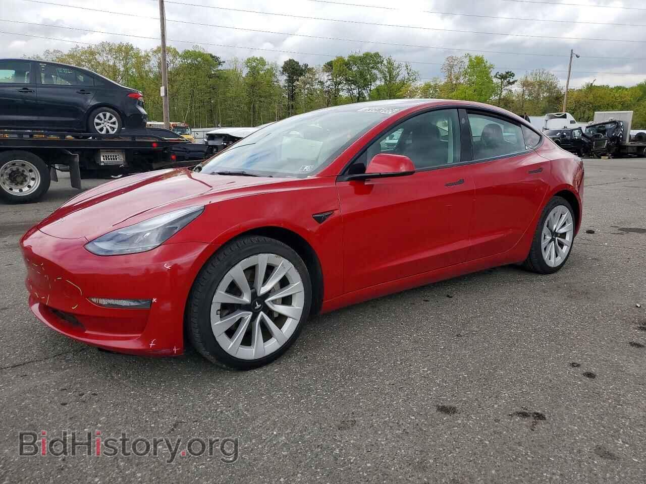 Photo 5YJ3E1EA1NF286083 - TESLA MODEL 3 2022