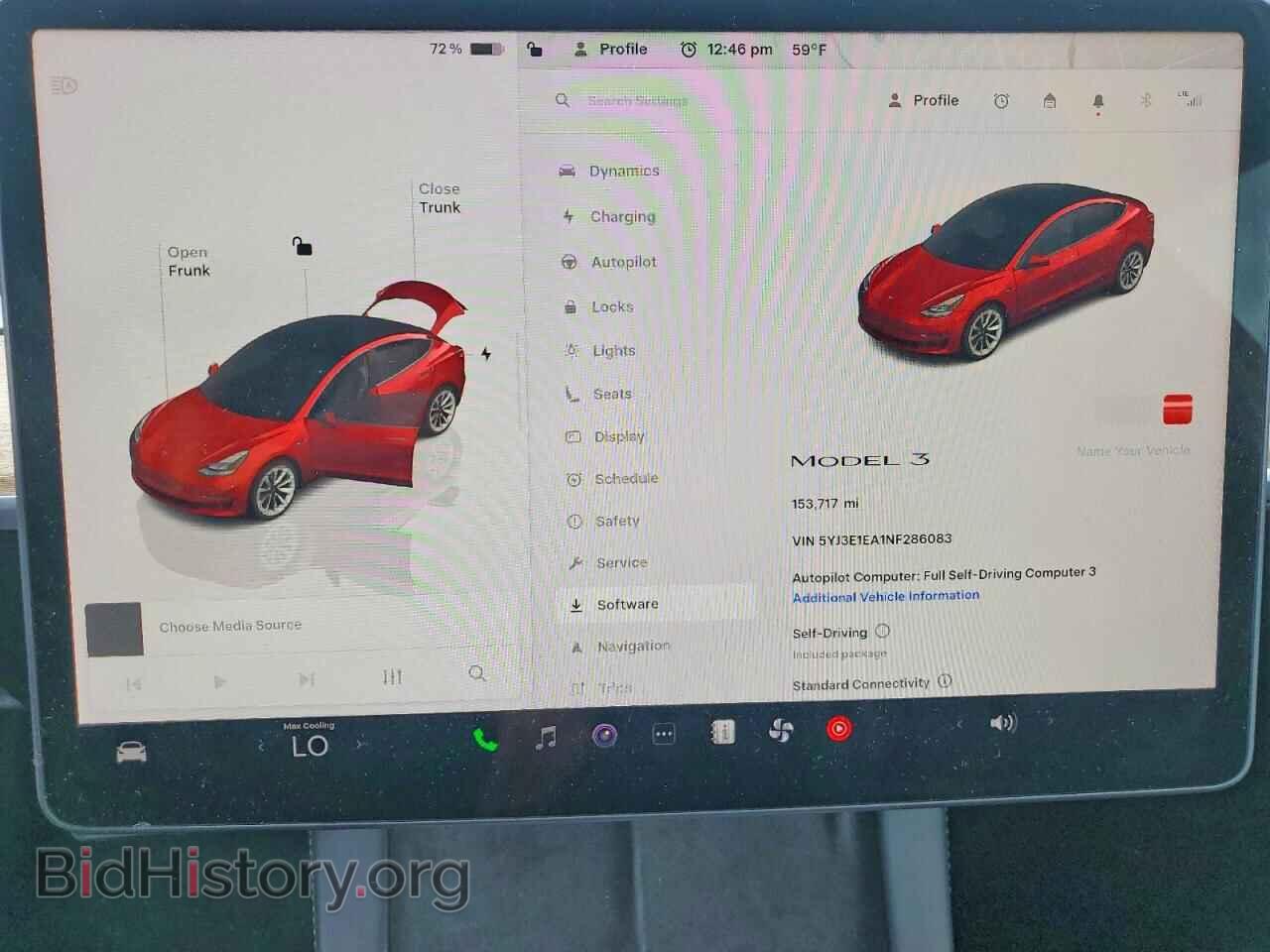 2022 TESLA MODEL 3 - VIN: 5YJ3E1EA1NF286083 - Фото 9