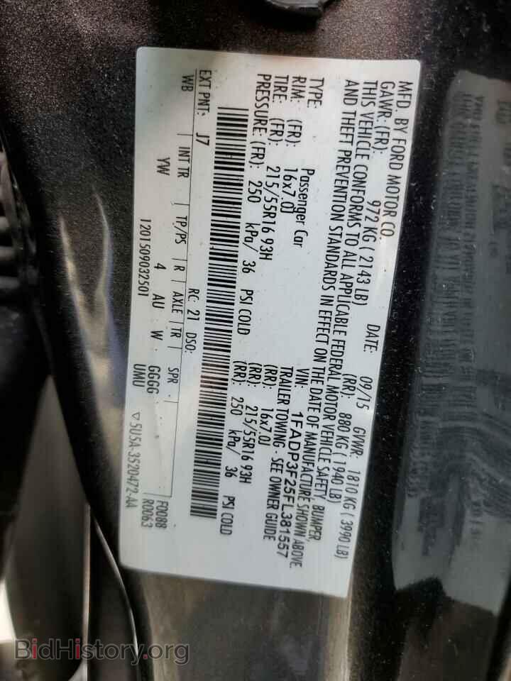 2015 FORD FOCUS - VIN: 1FADP3F25FL381557 - Фото 12