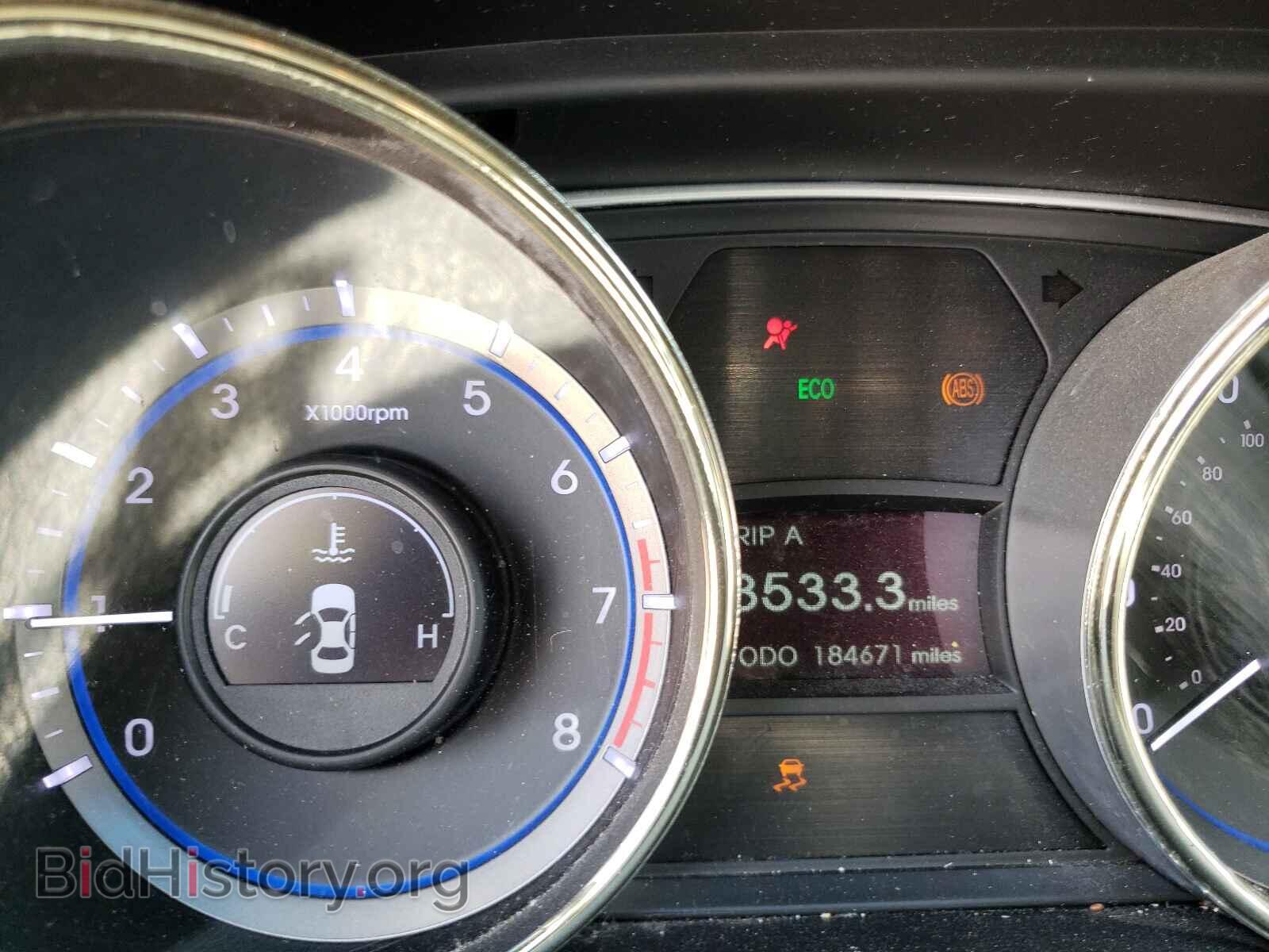 2013 HYUNDAI SONATA - VIN: 5NPEC4AC3DH527231 - Фото 8