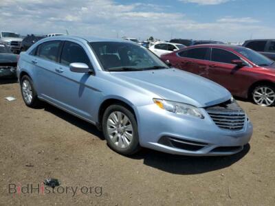 2013 Chrysler 200 200 LX, синий — VIN 1C3CCBAG5DN724078, Copart