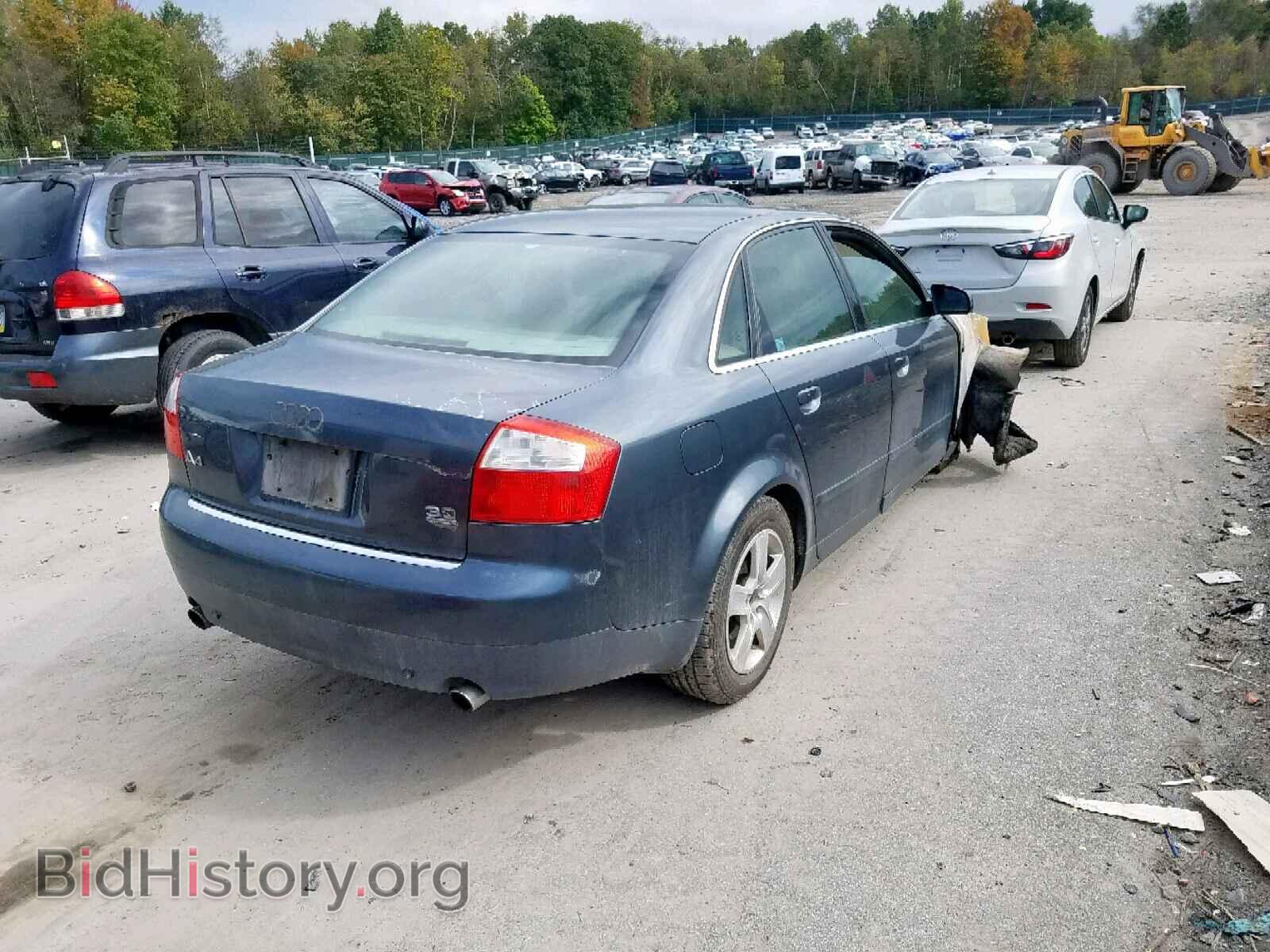 2002 AUDI A4 - VIN: WAULT68E32A063353 - Фото 4