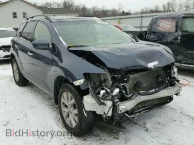 2011 Nissan MURANO Murano S, charcoal — VIN JN8AZ1MW4BW154875, Copart