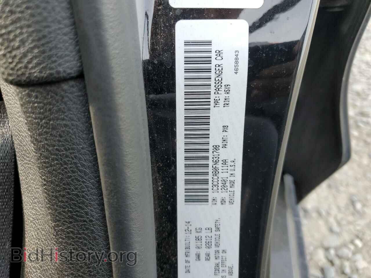 2015 CHRYSLER 200 - VIN: 1C3CCCAB0FN631708 - Photo 12