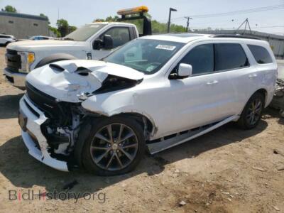 2018 Dodge DURANGO GT, white — VIN 1C4RDJDG1JC474614, Copart