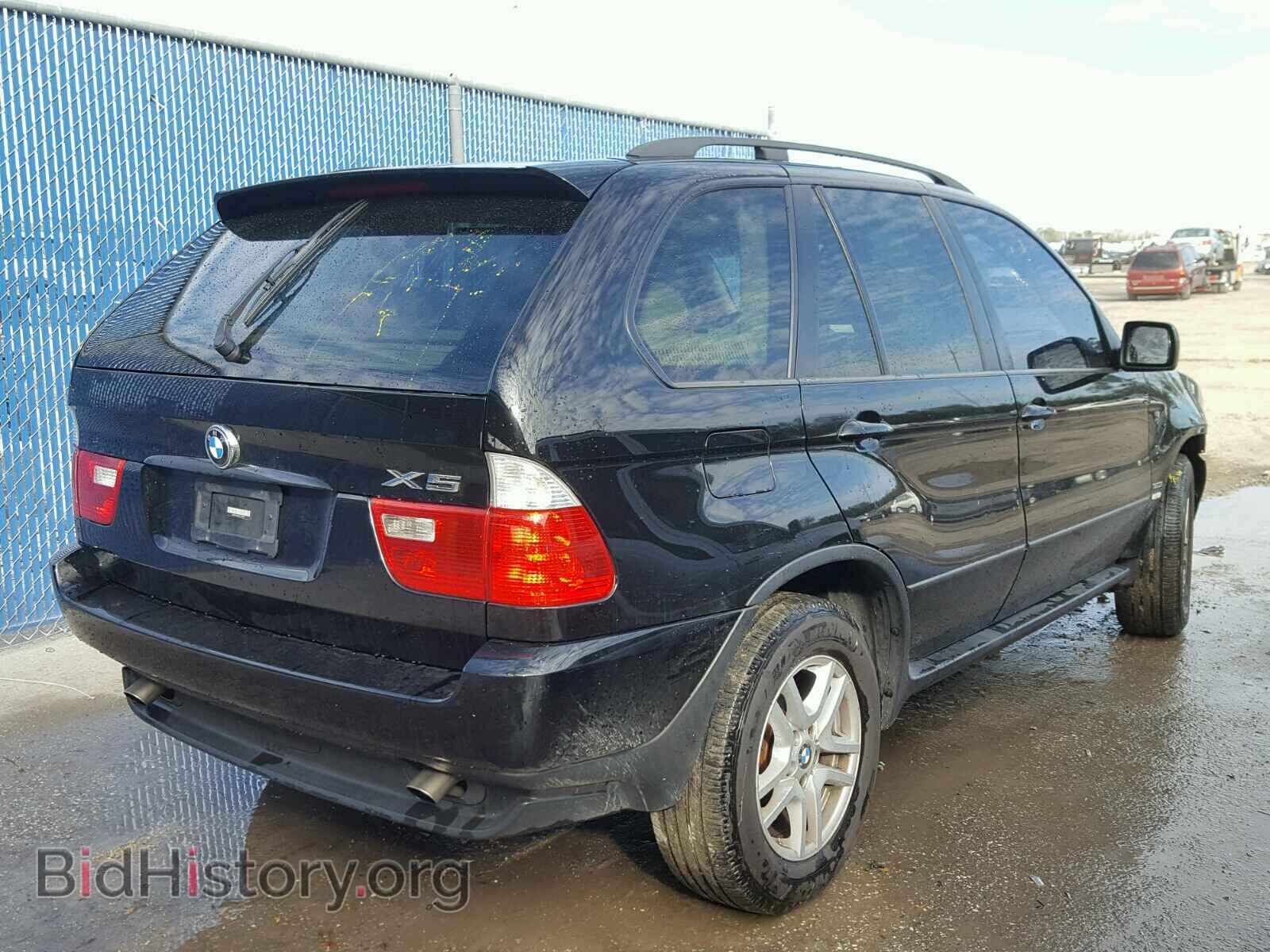 2005 BMW X5 - VIN: 5UXFA13565LY13500 - Фото 4
