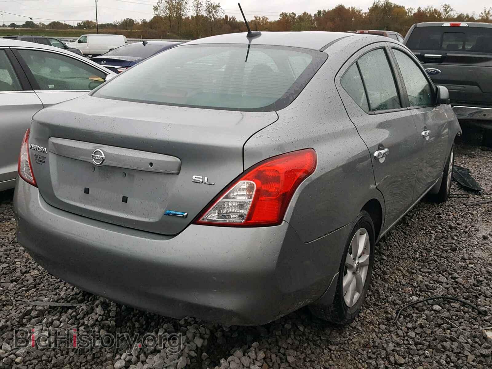 2012 NISSAN VERSA - VIN: 3N1CN7AP7CL858563 - Фото 4