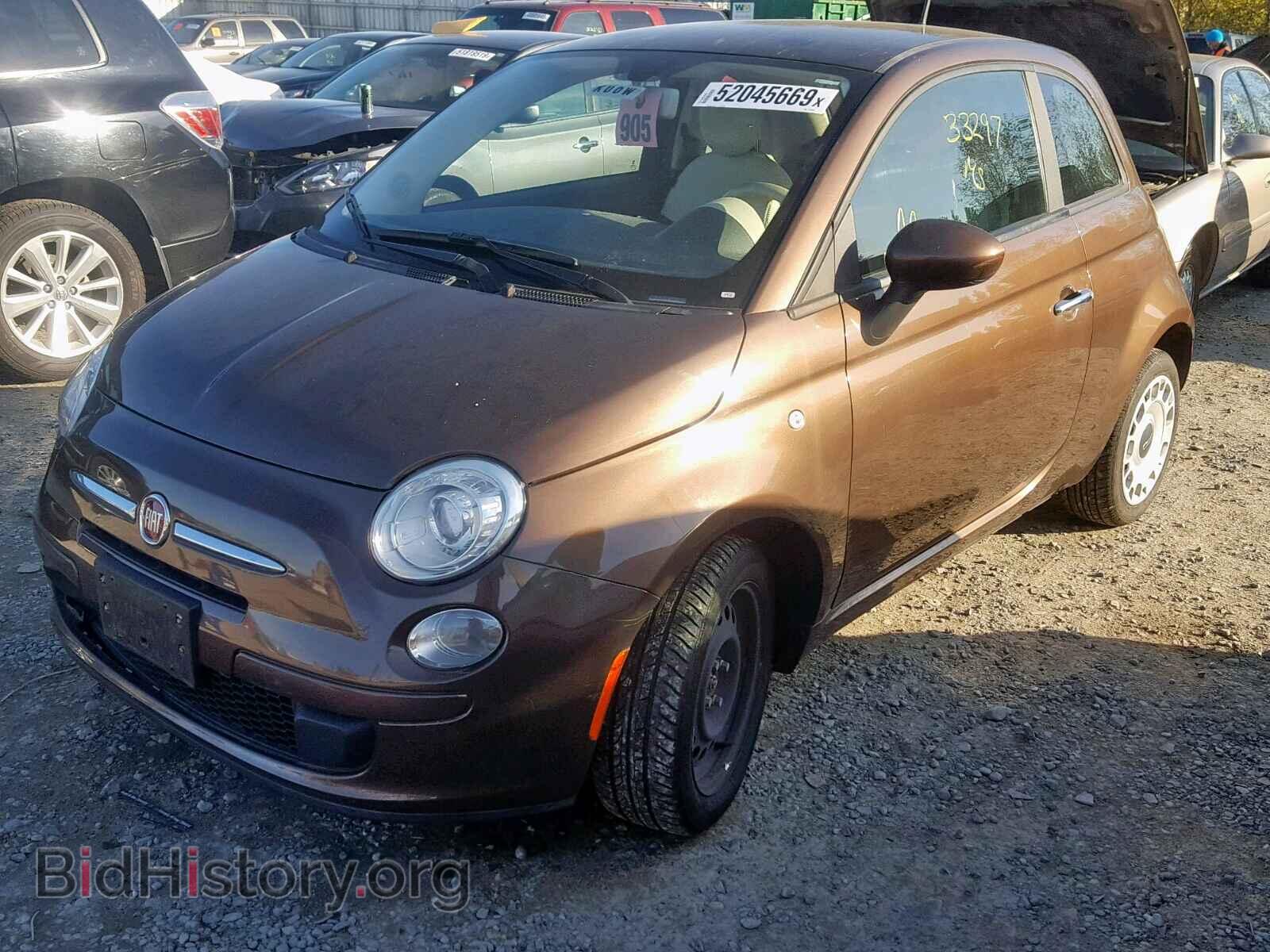 2012 FIAT 500 - VIN: 3C3CFFAR0CT237840 - Фото 2