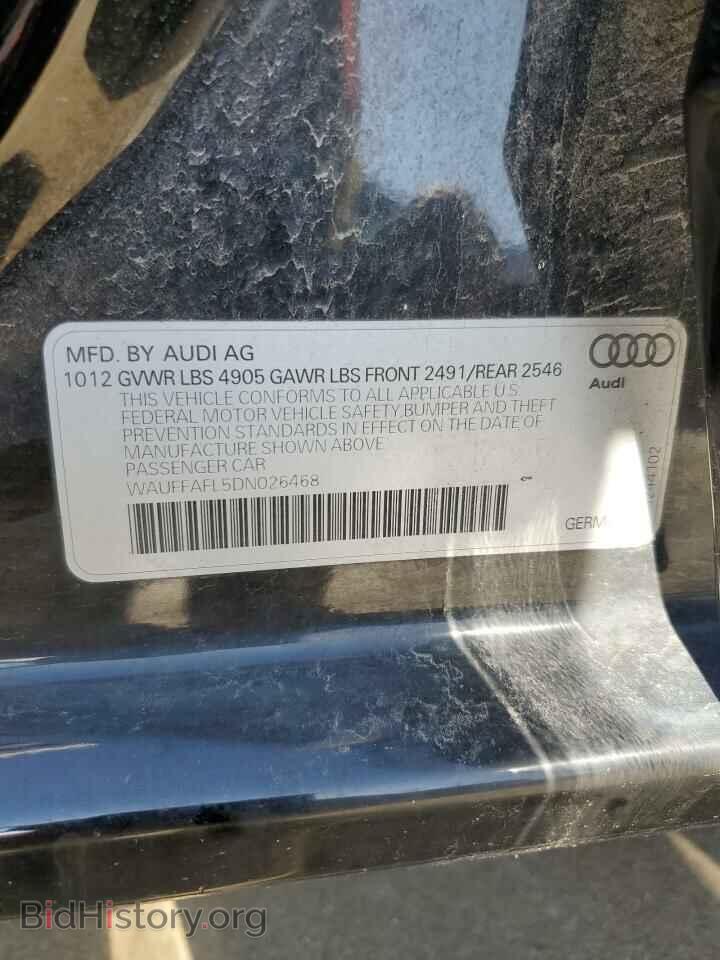 2013 AUDI A4 - VIN: WAUFFAFL5DN026468 - Фото 13