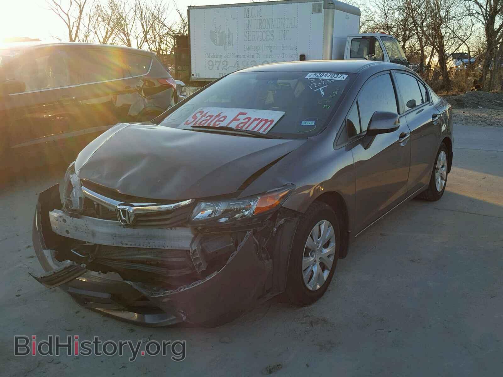 2012 HONDA CIVIC - VIN: 2HGFB2F53CH607059 - Photo 2