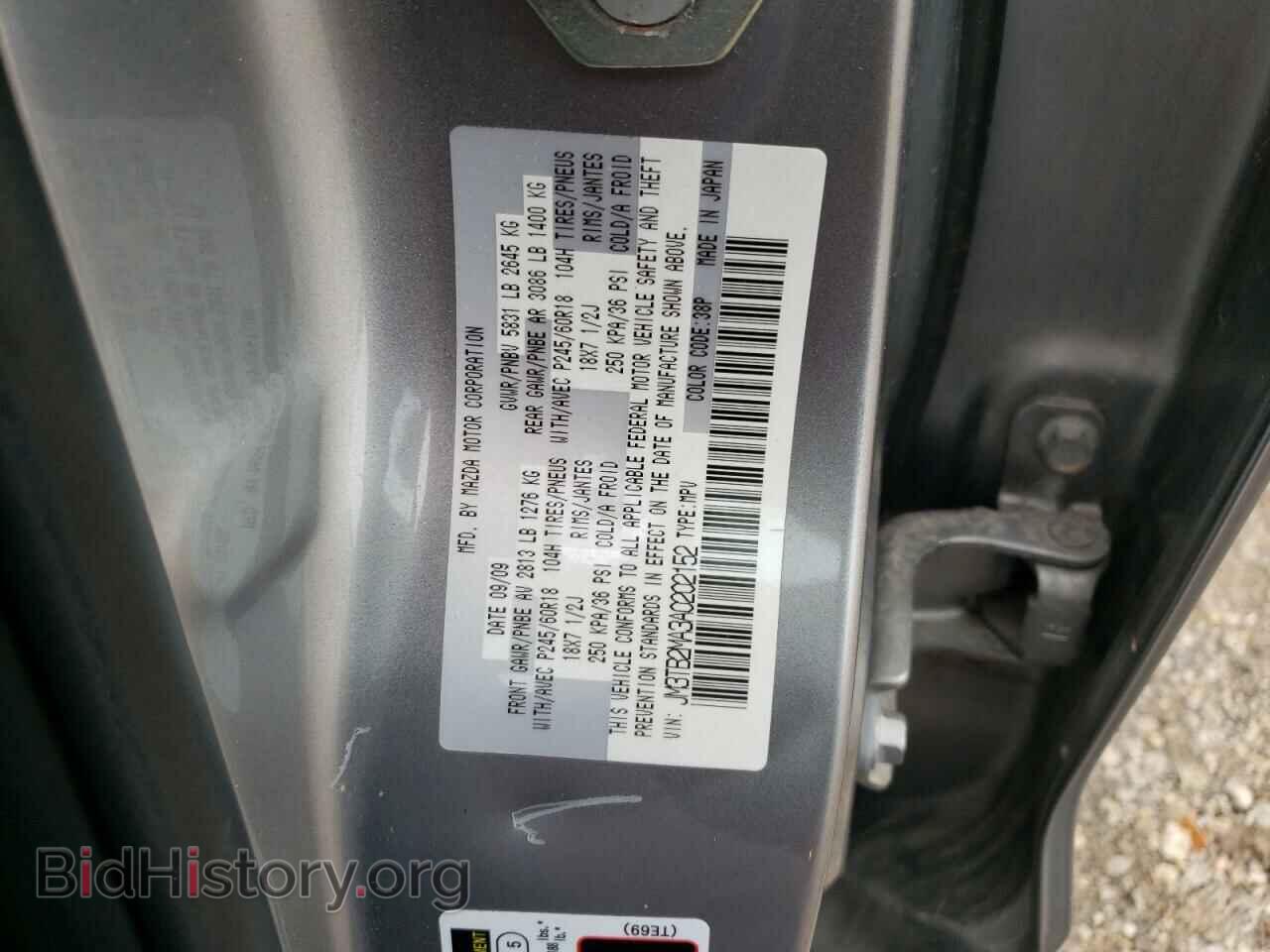 2010 MAZDA CX-9 - VIN: JM3TB2MA3A0202152 - Фото 12