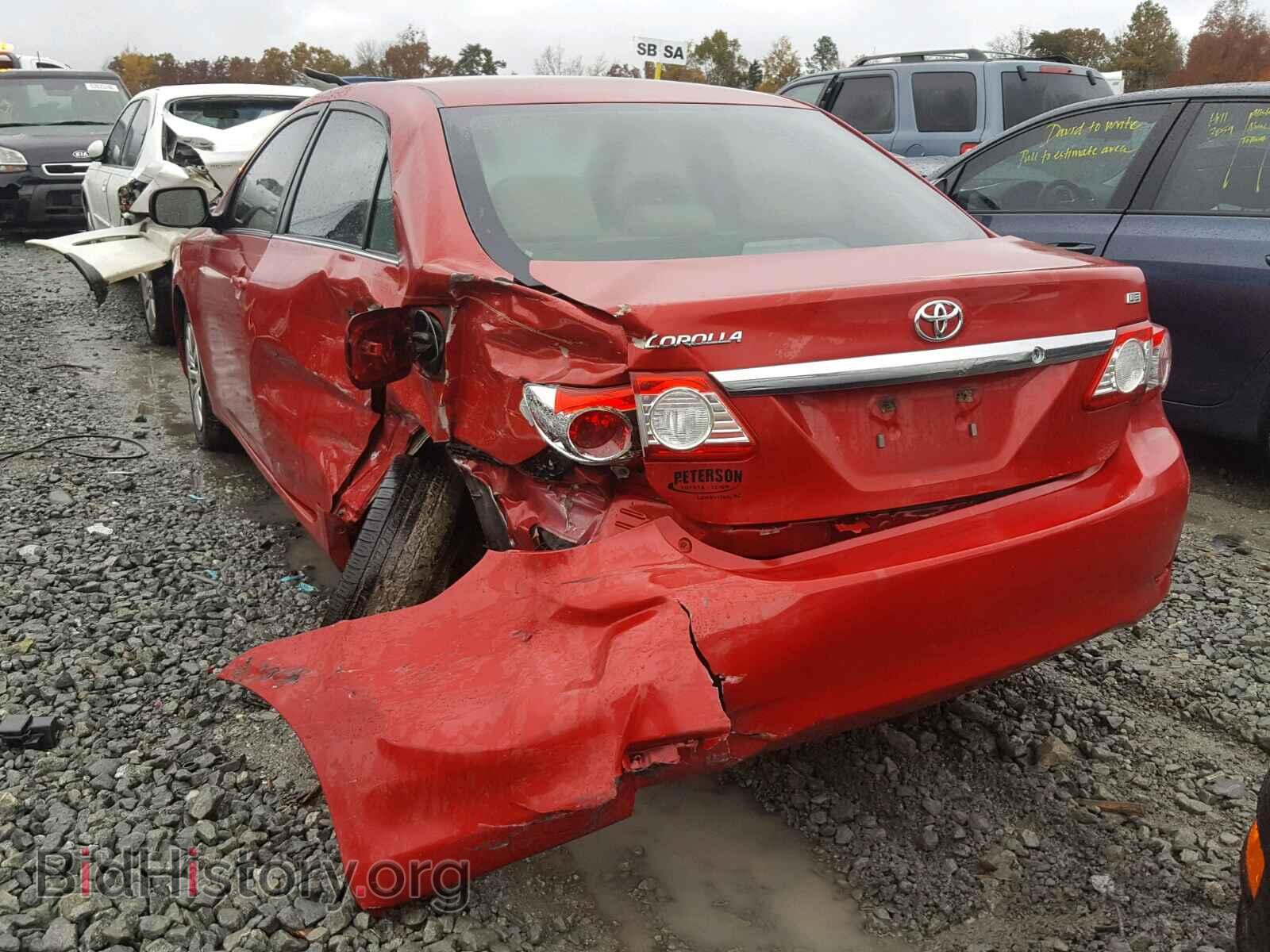 2013 TOYOTA COROLLA BA - VIN: 5YFBU4EE8DP151012 - Фото 3