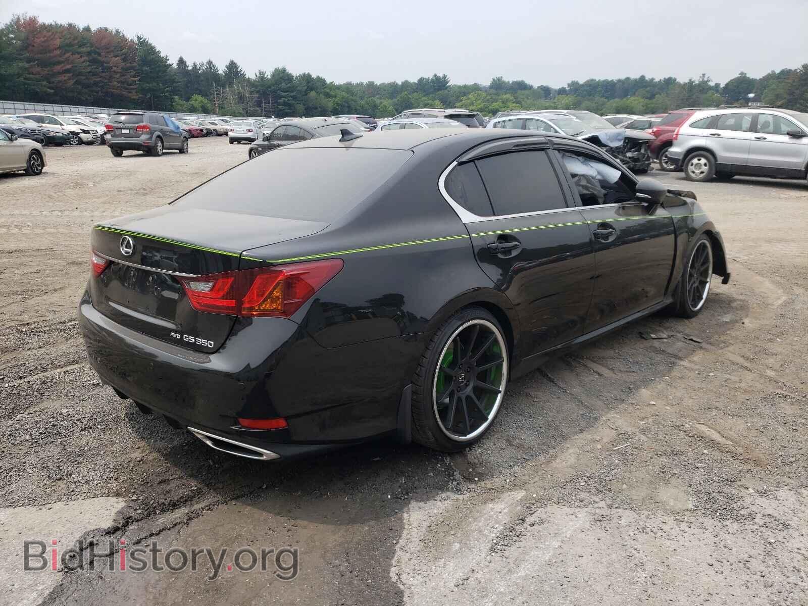 2013 LEXUS GS350 - VIN: JTHCE1BL4D5007018 - Фото 4