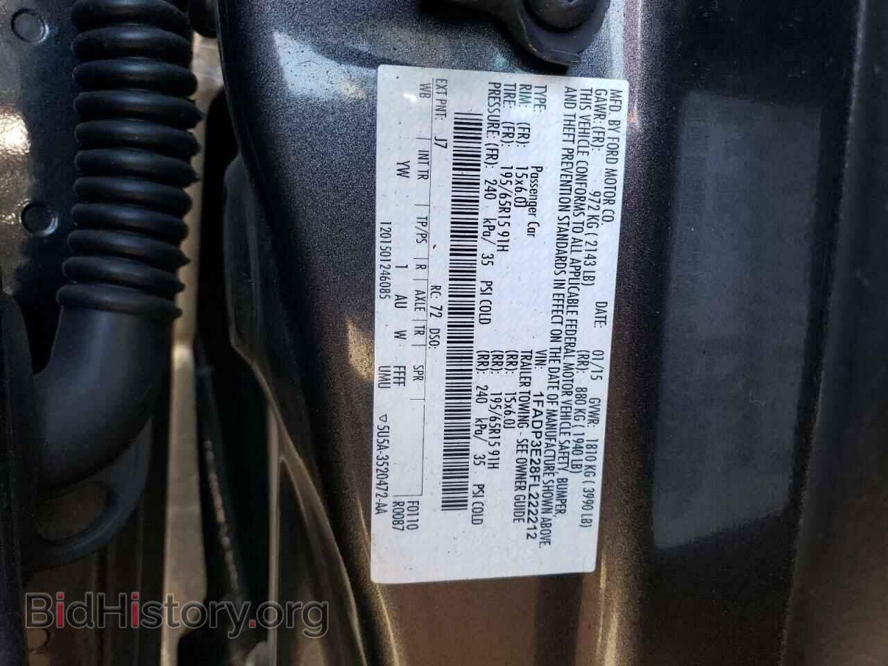 2015 FORD FOCUS - VIN: 1FADP3E28FL222212 - Photo 12