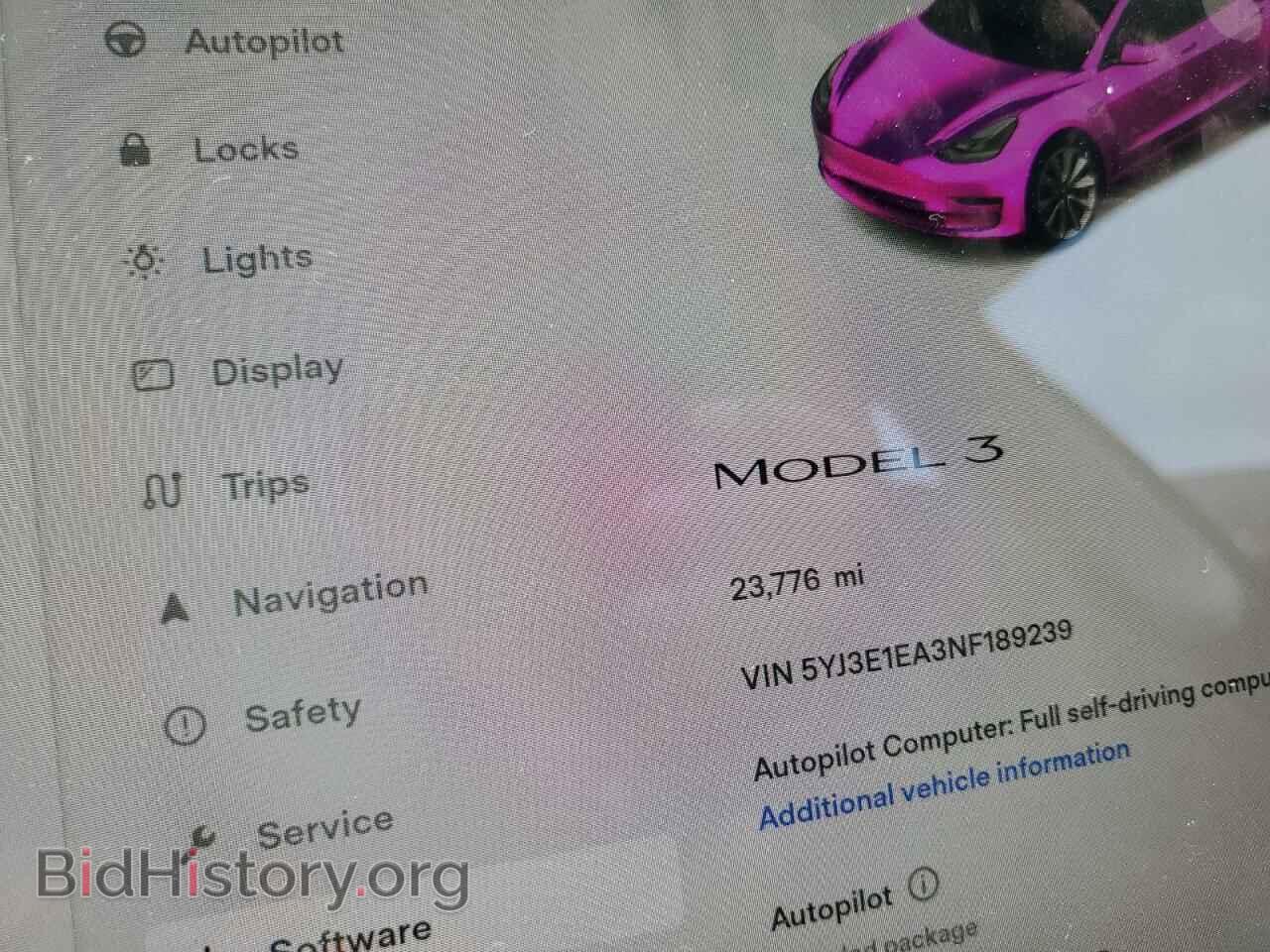 2022 TESLA MODEL 3 - VIN: 5YJ3E1EA3NF189239 - Photo 9