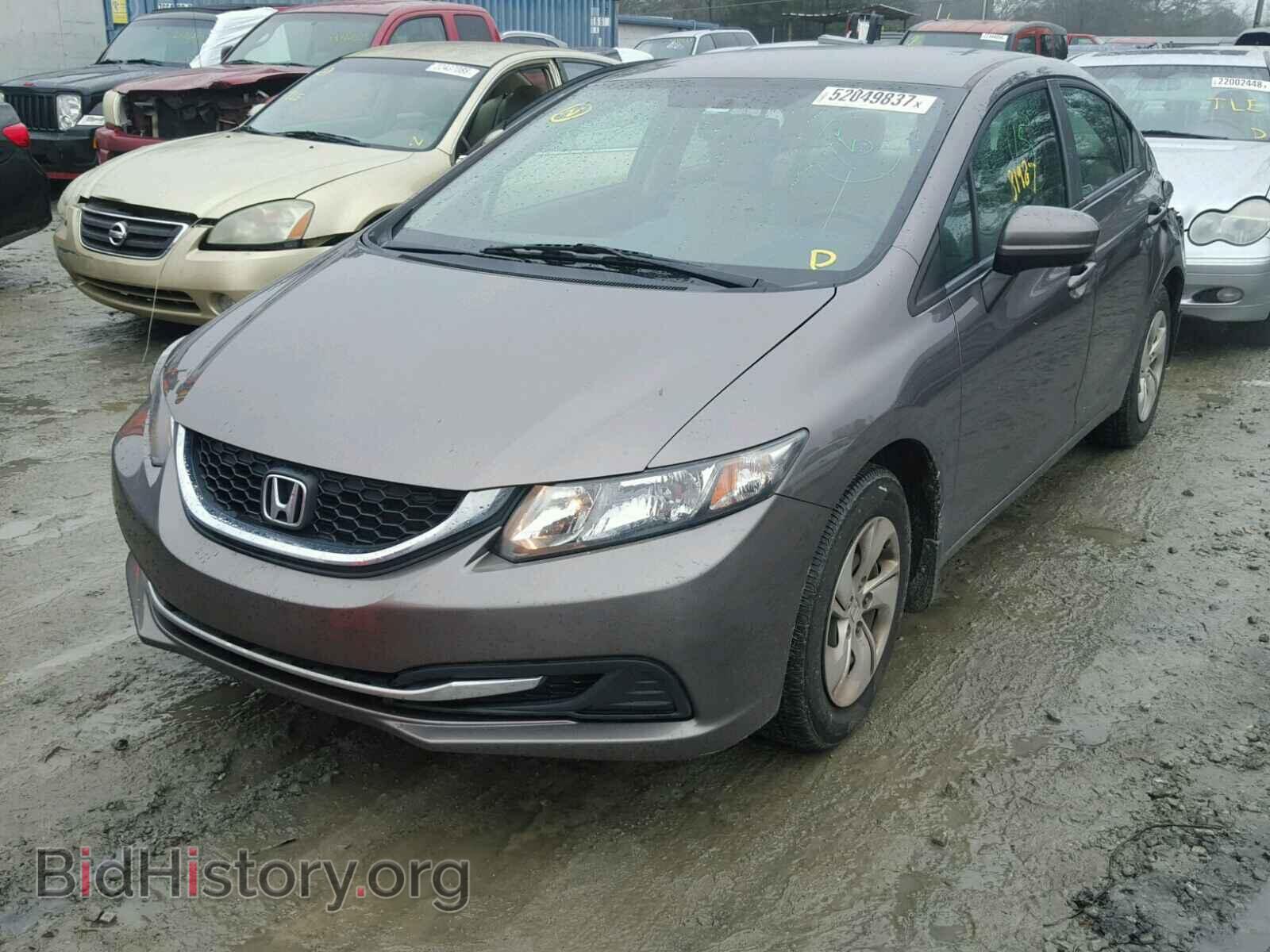 2014 HONDA CIVIC - VIN: 19XFB2F51EE034790 - Фото 2
