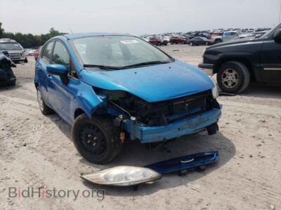 2012 Ford FIESTA Fiesta SE, blue — VIN 3FADP4EJ2CM150396, Copart