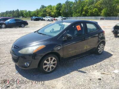 2013 Mazda 2, черный — VIN JM1DE1LY9D0160099, Copart
