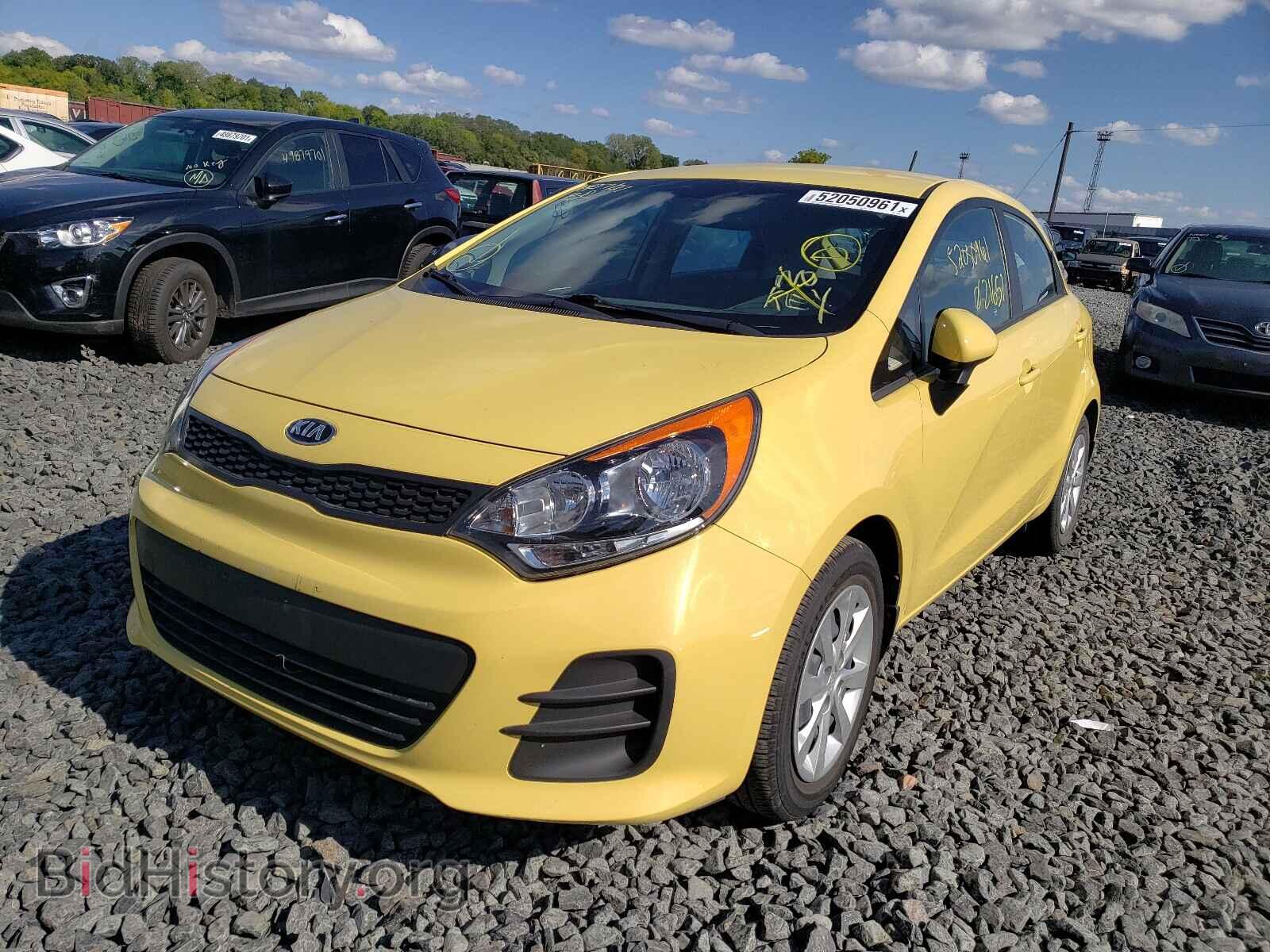 2016 KIA RIO - VIN: KNADM5A33G6583146 - Фото 2