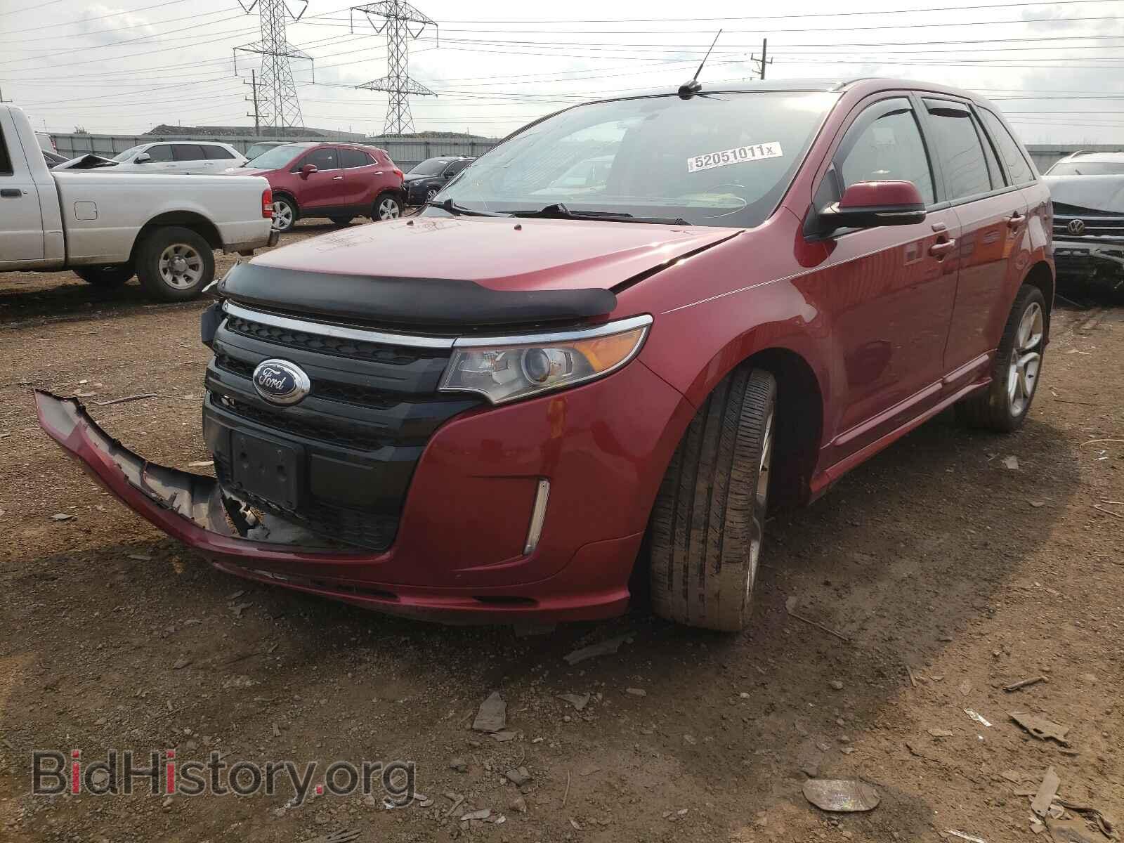 2013 FORD EDGE - VIN: 2FMDK4AK0DBC40748 - Фото 2