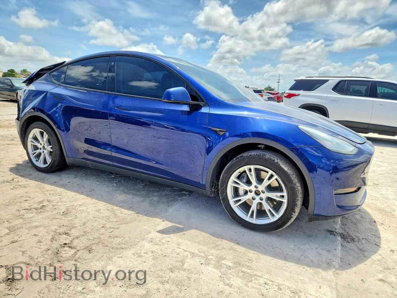 2022 TESLA MODEL Y - VIN: 7SAYGDEE2NA002979 - Фото 4