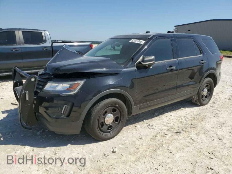 2017 Ford EXPLORER Police Interceptor (VIN 1FM5K8AR0HGD57883) — фото 1 из 14, Copart, повреждение: передняя часть