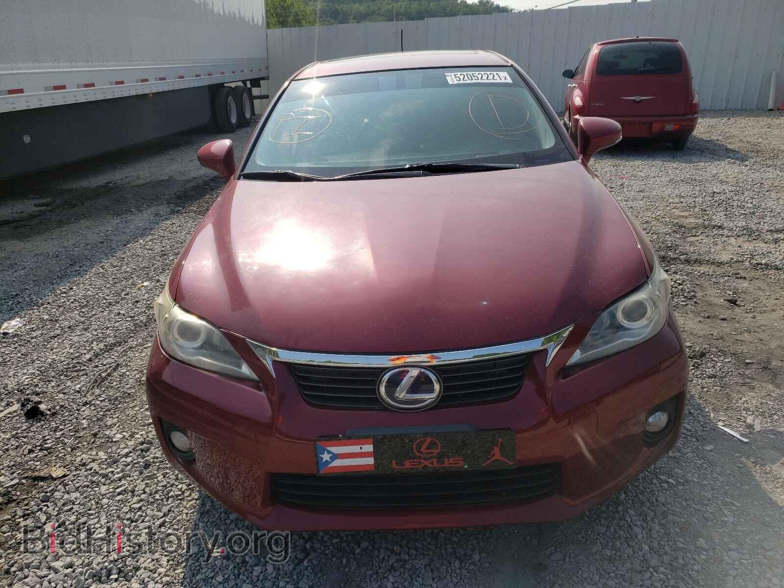 2013 LEXUS CT 200 - VIN: JTHKD5BH6D2155612 - Фото 9
