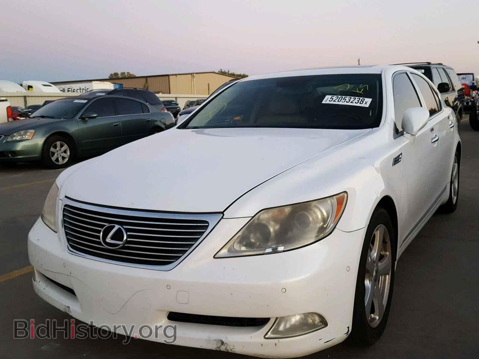 2007 LEXUS LS460 - VIN: JTHBL46F675025077 - Фото 2