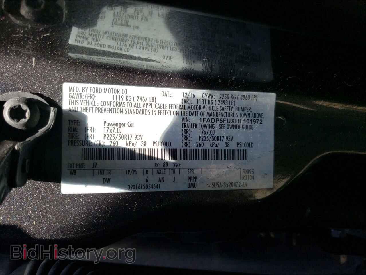 2017 FORD CMAX - VIN: 1FADP5FUXHL101972 - Фото 10