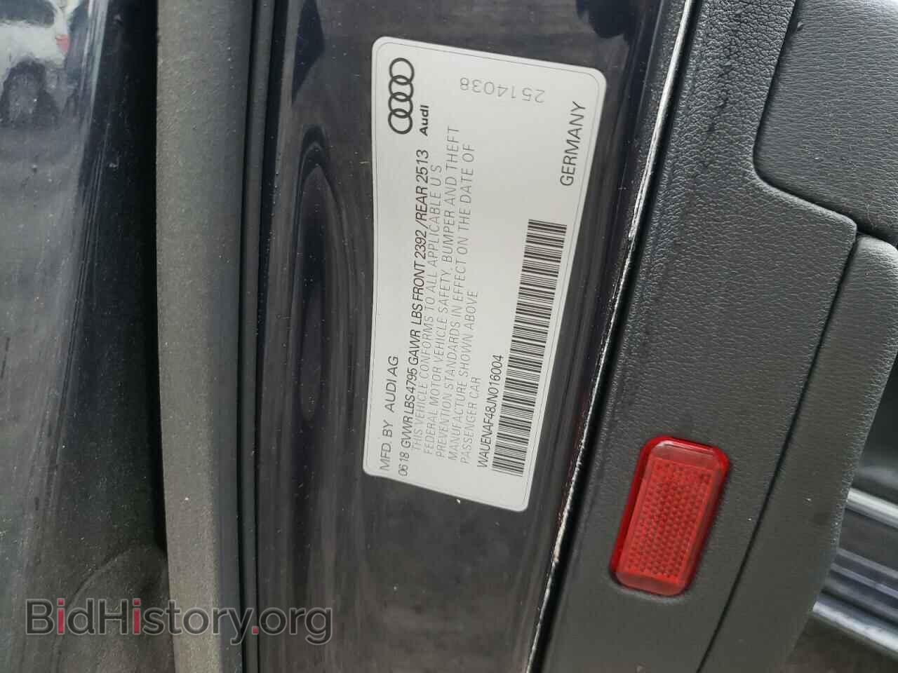 2018 AUDI A4 - VIN: WAUENAF48JN016004 - Фото 12
