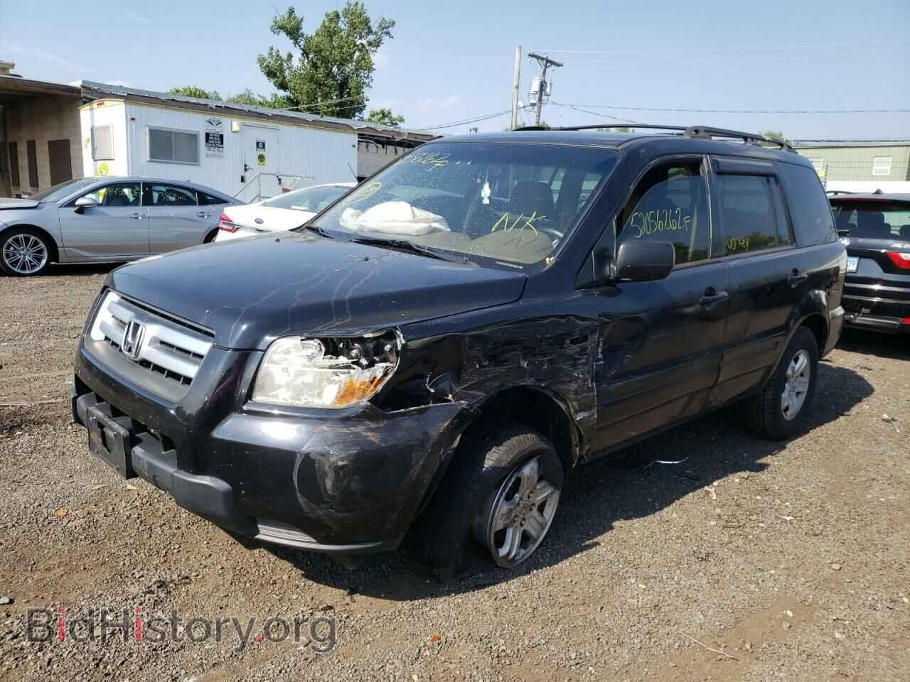 2006 HONDA PILOT - VIN: 2HKYF18176H556631 - Фото 2