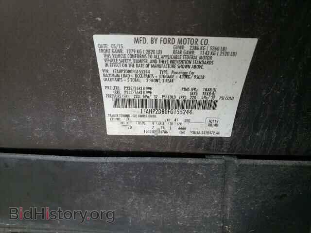 2015 FORD TAURUS - VIN: 1FAHP2D80FG155244 - Фото 10