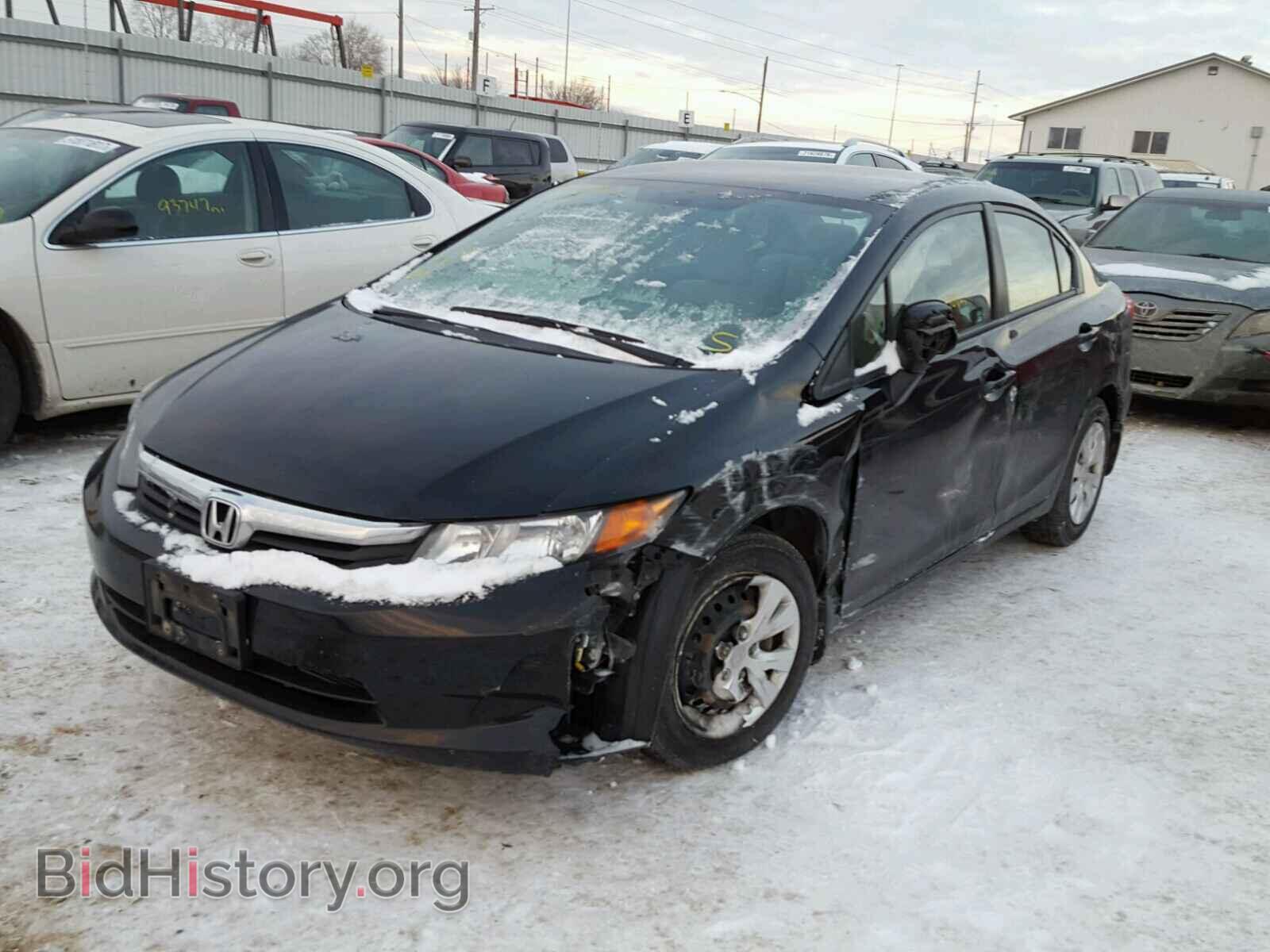 2012 HONDA CIVIC - VIN: 2HGFB2F54CH310771 - Фото 2