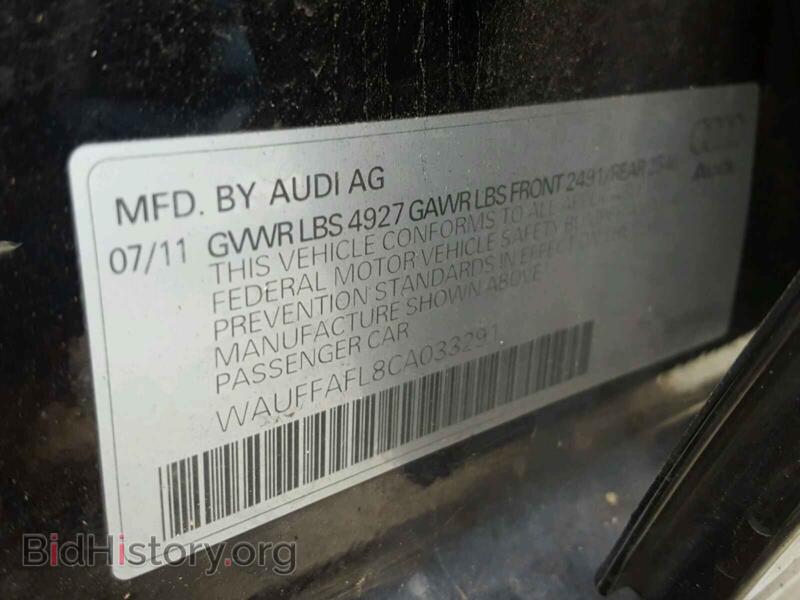 2012 Audi A4 (VIN WAUFFAFL8CA033291) — photo 10 of 10