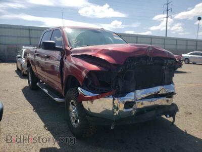 2013 RAM 2500 2500 ST, бордовый — VIN 3C6UR5CL7DG604048, Copart