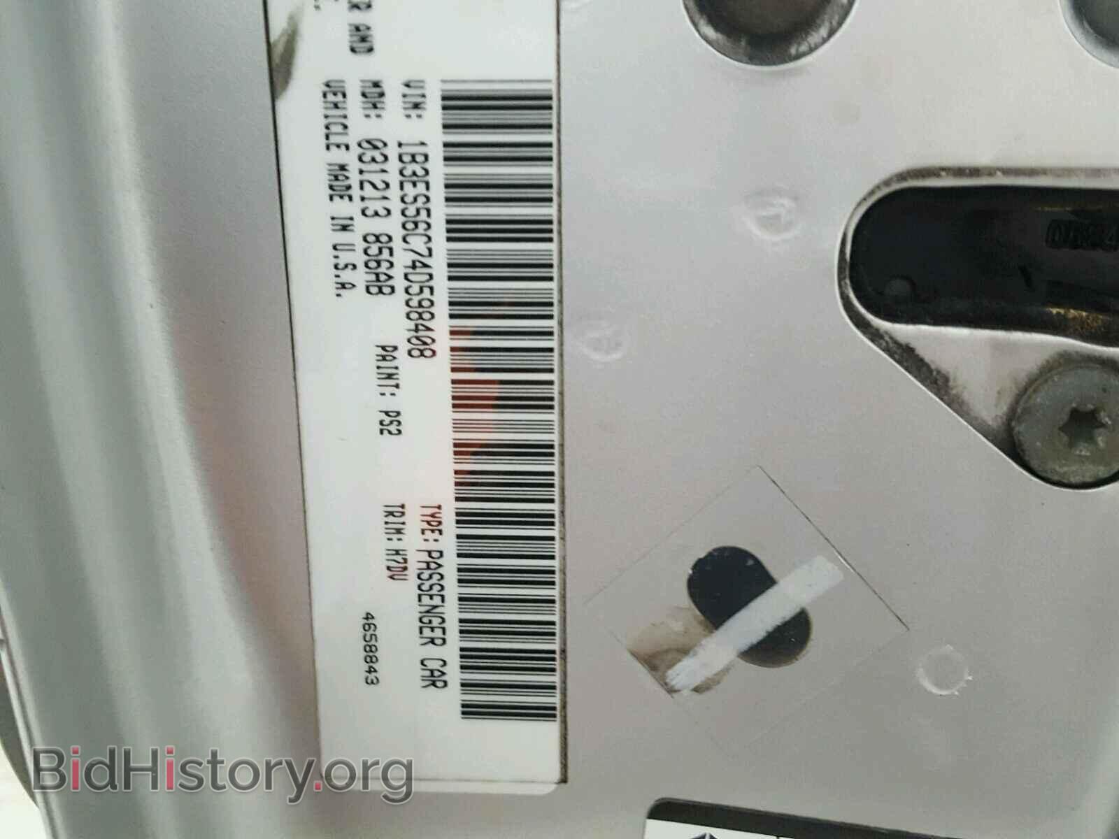 2004 DODGE NEON - VIN: 1B3ES56C74D598408 - Фото 10